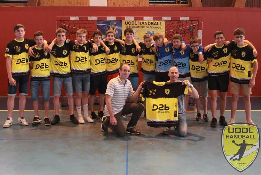 sponsor D2b Consulting UODL Hand Ball